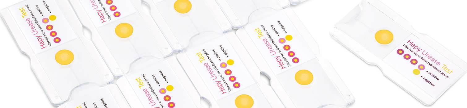 Hepy Urease Test® – Point of Care urease test for endoscopic diagnostics Hepy Urease Test® – test ureazowy Point of Care do wykrywania Helicobacter pylori podczas endoskopii