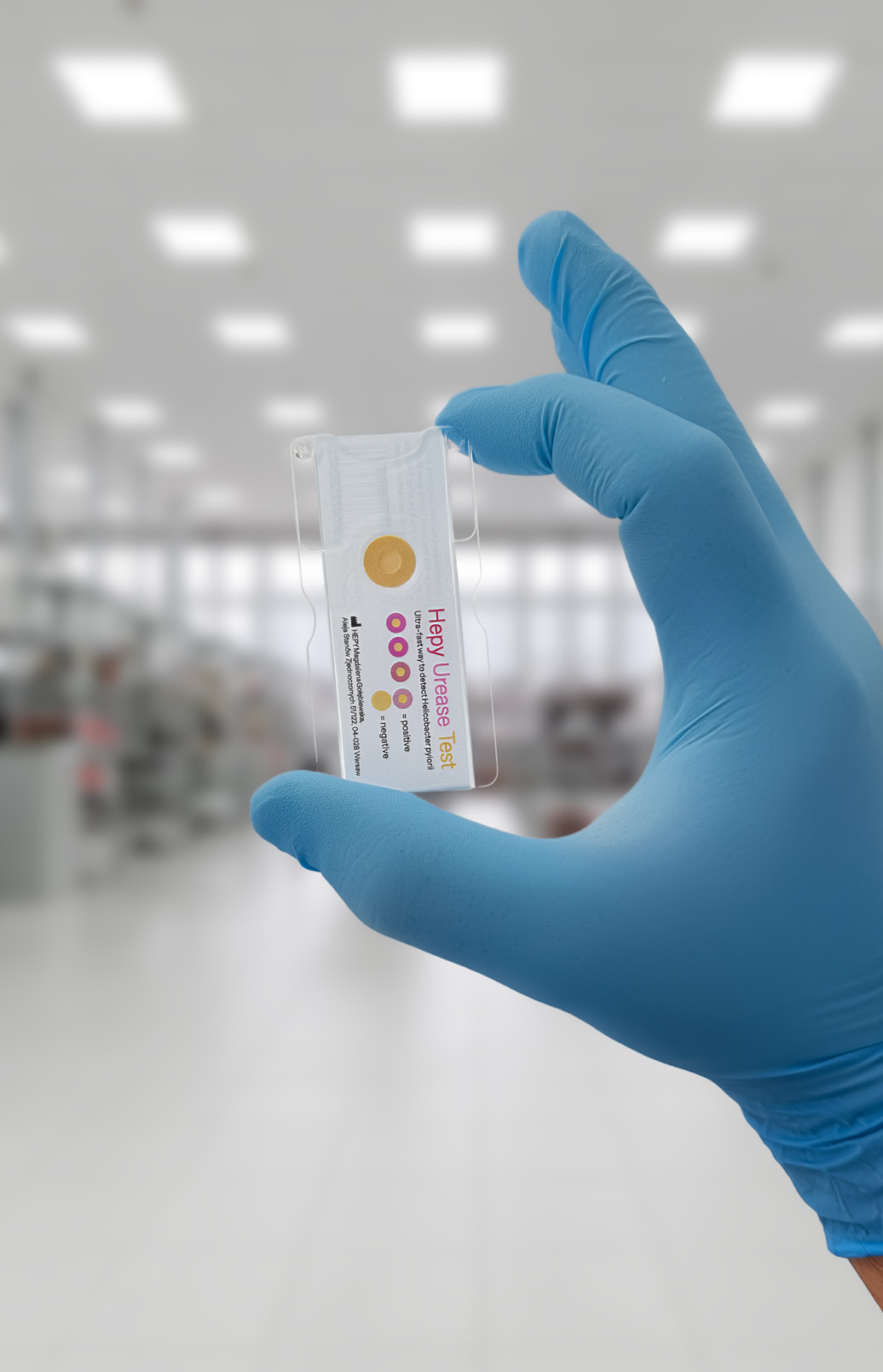 Hepy Urease Test® – Point of Care medical device Hepy Urease Test – wyrób medyczny Point of Care do diagnostyki Helicobacter pylori